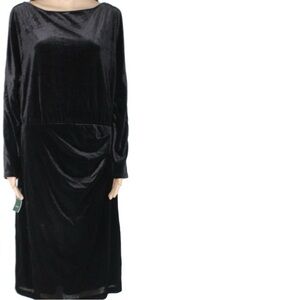 Lauren Ralph Lauren NWT Black Velvet Cocktail Dress